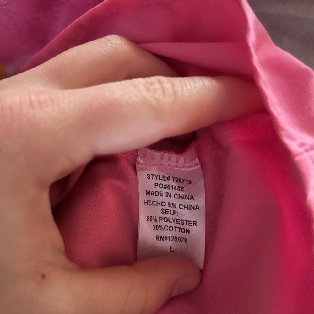 Entro Pink Blouse with Animal Print Detail - Picture 4 of 4